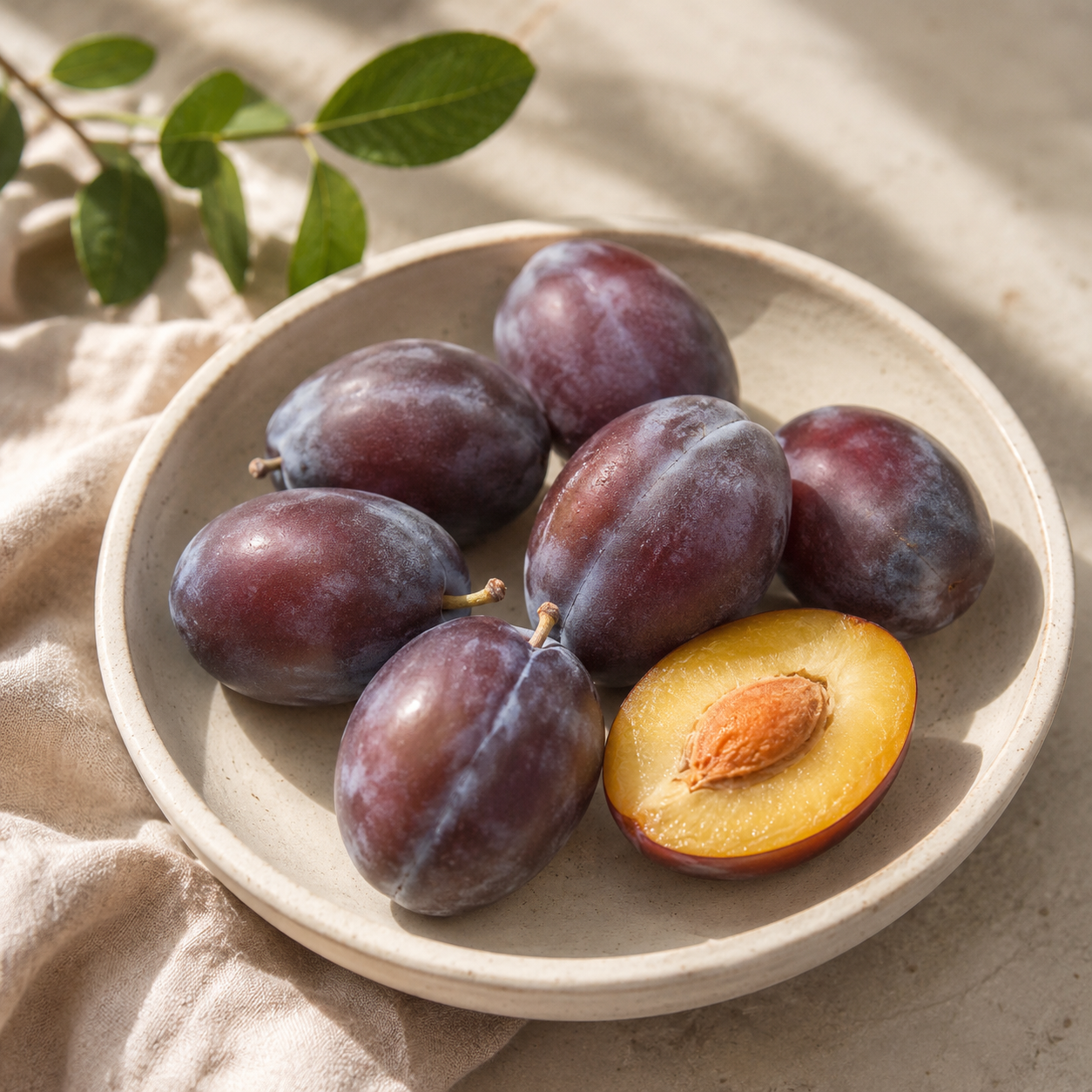 Plum candy vs Sugar Plum fresh fruit explanation