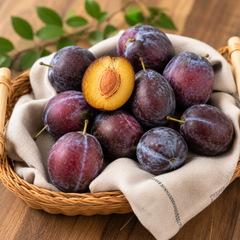 Plum sugar sweetness in fresh Japanese Sugar Plum fruit