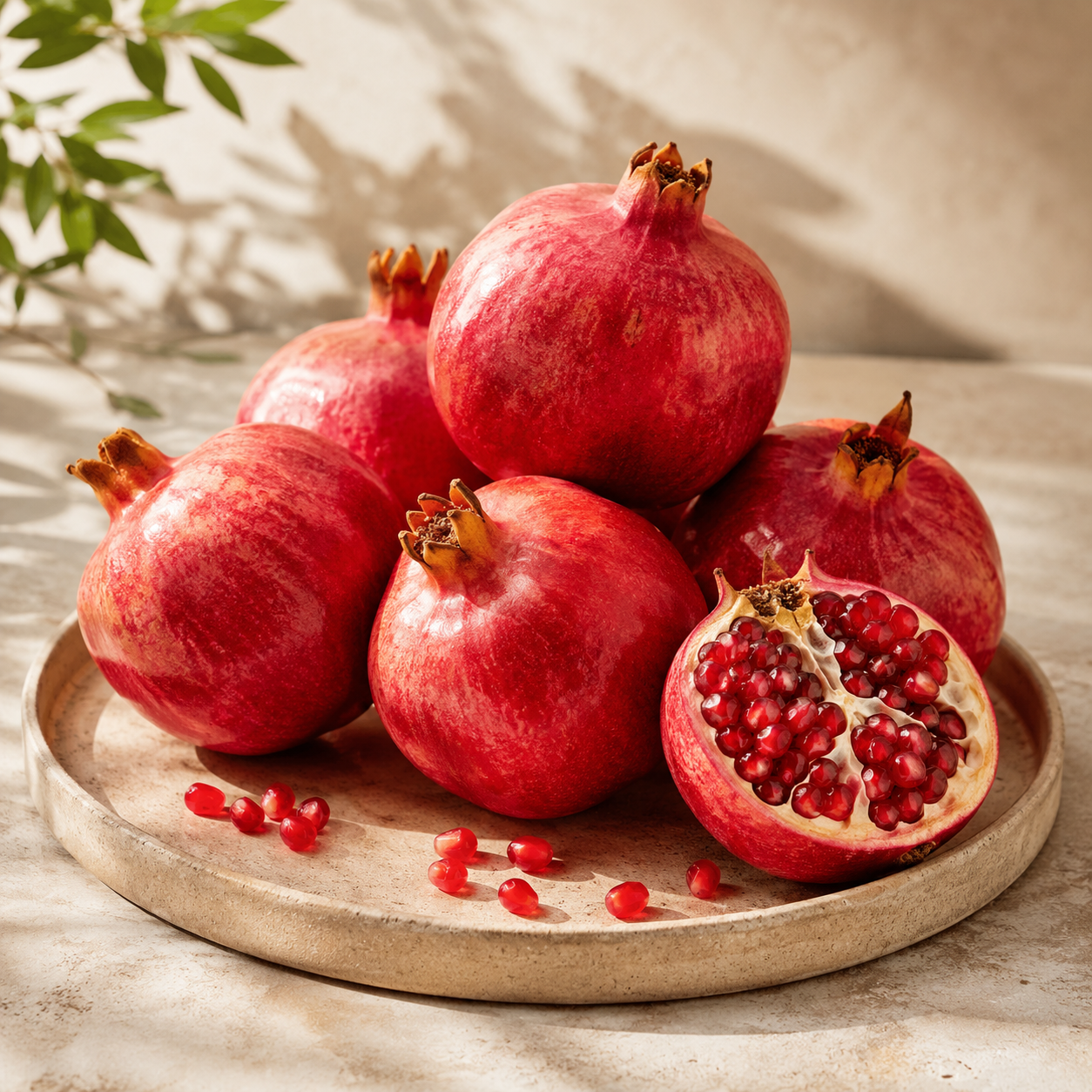 Pomegranate fruit for fresh eating and homemade juice