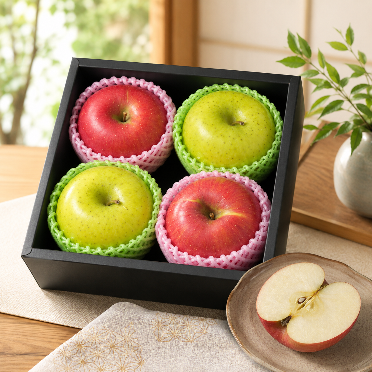 Premium Japan apple gift box available at SKC Fruits Singapore