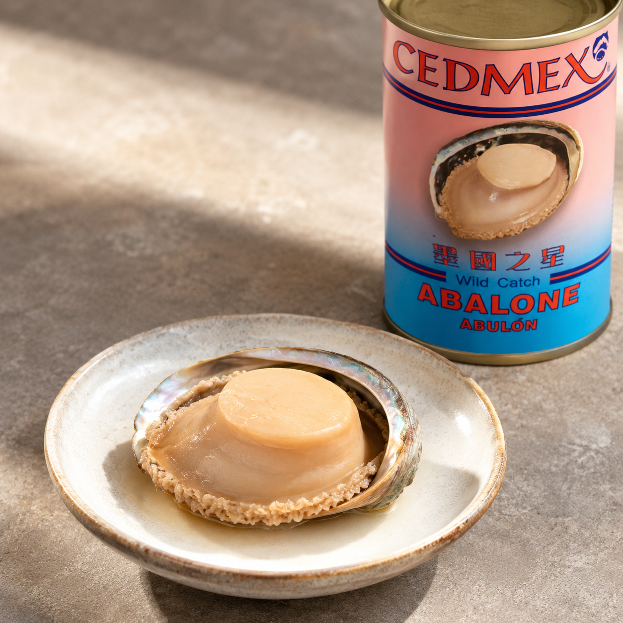 Premium Mexican canned abalone for festive dishes