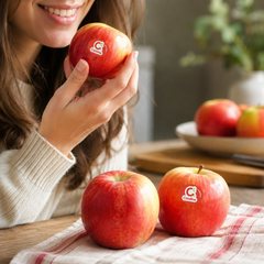 Premium sweet Candine apples for gifting and fresh eating