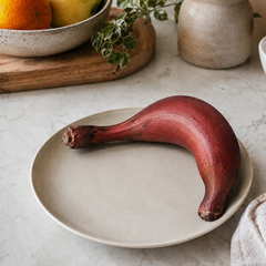 Small red banana bunch for fruit platters and fresh eating
