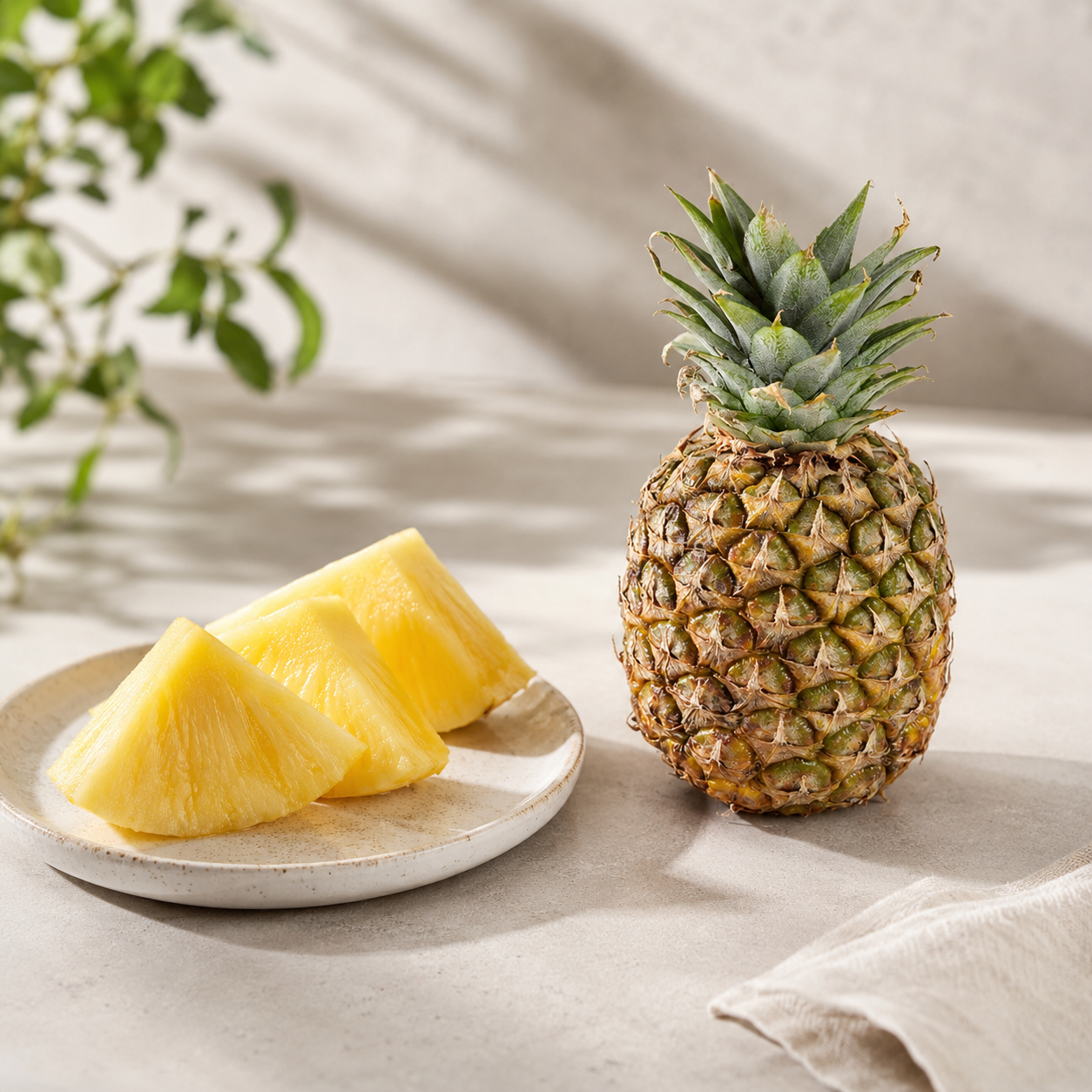Whole pineapple suitable for rolling pineapple new house customs