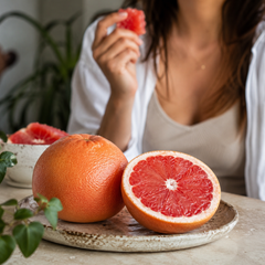 Ruby Grapefruit served fresh and chilled