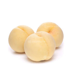 Shirobijin White Peach Singapore with pale Japanese peaches in nets