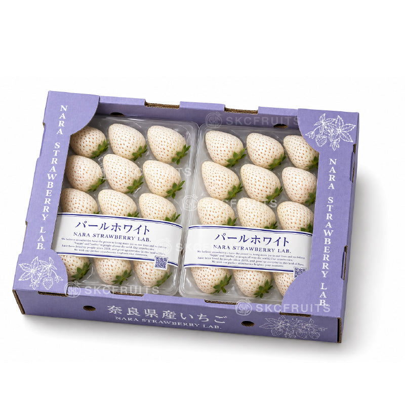 Premium Nara Strawberry Lab Pearl White strawberry gift box