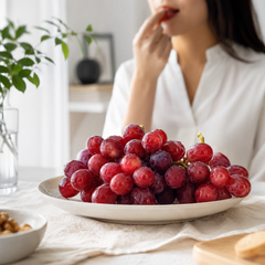 Sweet Celebration grapes served on a fresh fruit platter
