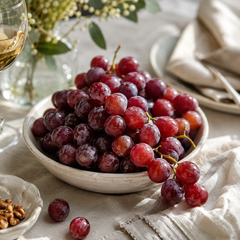 Sweet Celebration red seedless grapes with crisp firm texture