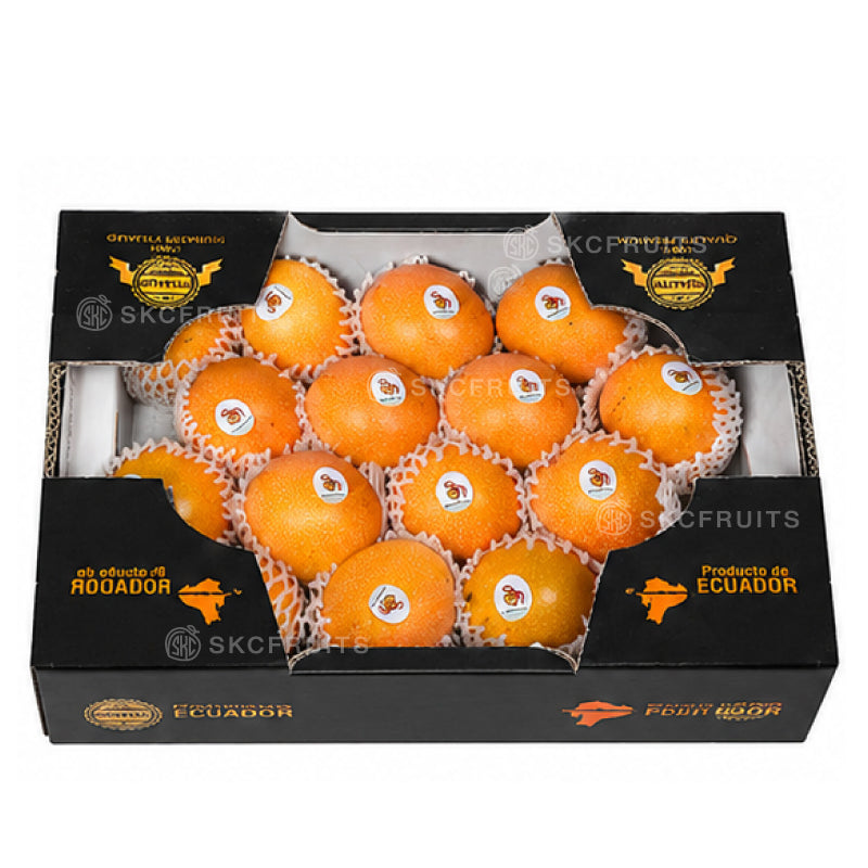 Sweet Granadilla Ecuador Passion Fruit carton with 16 pieces