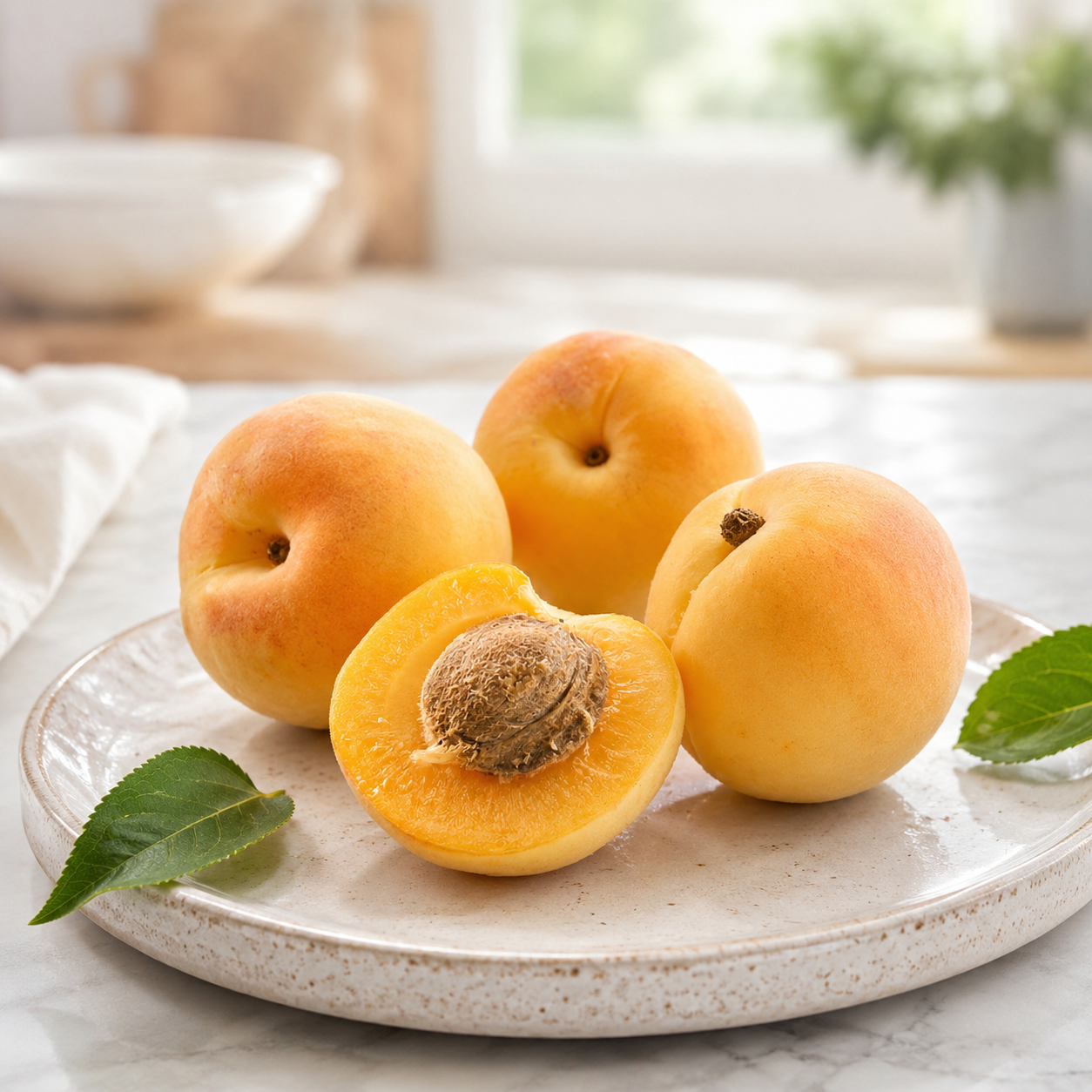 Sweet tart apricot fruit available at SKC Fruits Singapore
