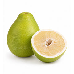 Taiwan pomelo cut open to show juicy Wendan-style segments