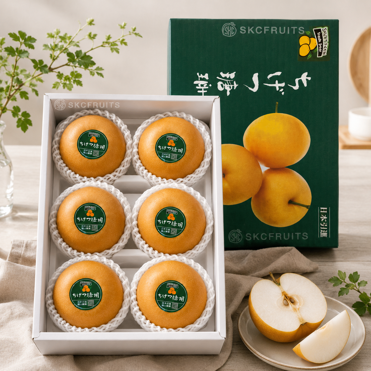 Nashi pear suitable for fresh eating and rock sugar tong shui dessert