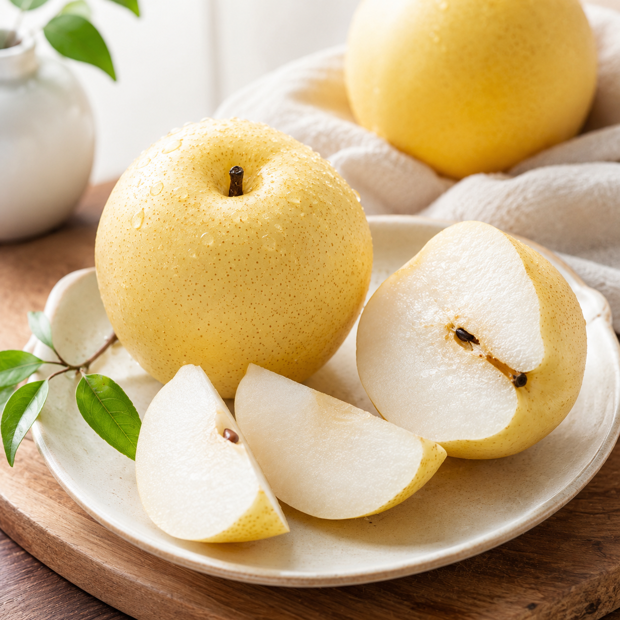 20th Century Asian pear from Japan with refreshing sweet tart flavour