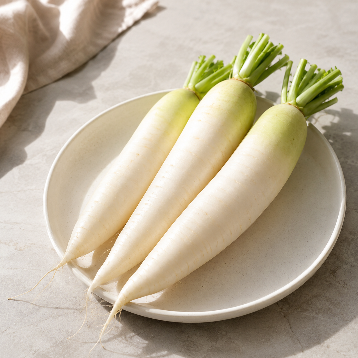 White radish soup ingredient for Chinese radish soup and everyday cooking