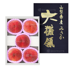 Yamanashi Daitouryo Japanese peach black gift box from Misaka Japan
