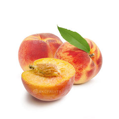 Yellow Nectarine with smooth red gold skin and sweet aroma