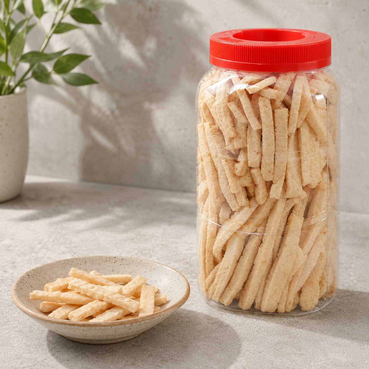 原味炸虾条 savoury prawn stick crackers