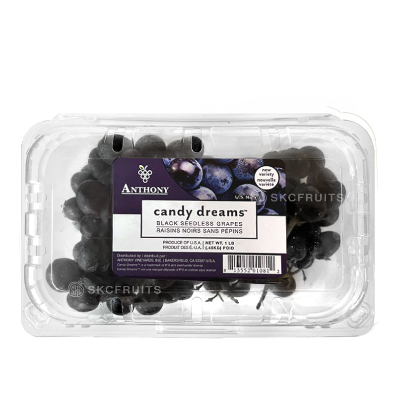 Candy Dreams Black Seedless Grapes