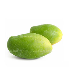 Black Gold Mango from China with dark green skin and sweet flesh