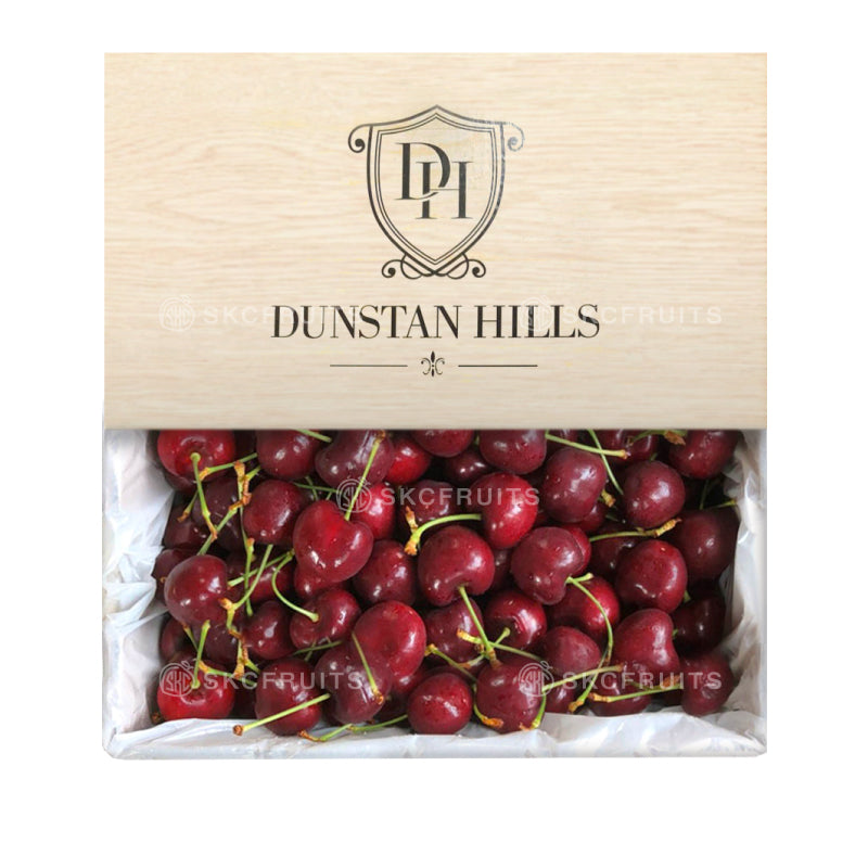 Dunstan Hill Red Cherries 2kg box for SKC Fruits Singapore

