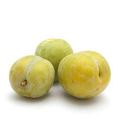 Emerald Sweet Plums with green skin and golden crisp flesh Emerald Beaut Plum also known as sweet green plum