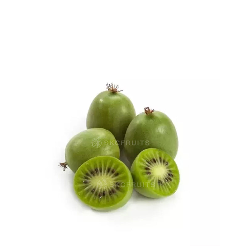 Fresh kiwiberries with edible smooth skin