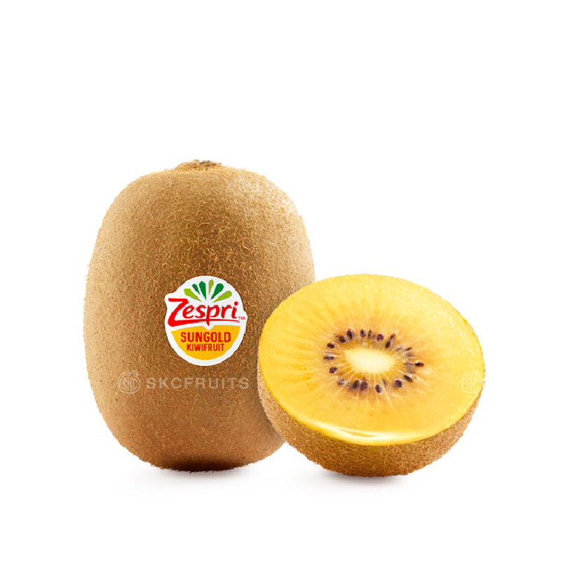 Fresh Golden Kiwi in Singapore with smooth yellow kiwi flesh