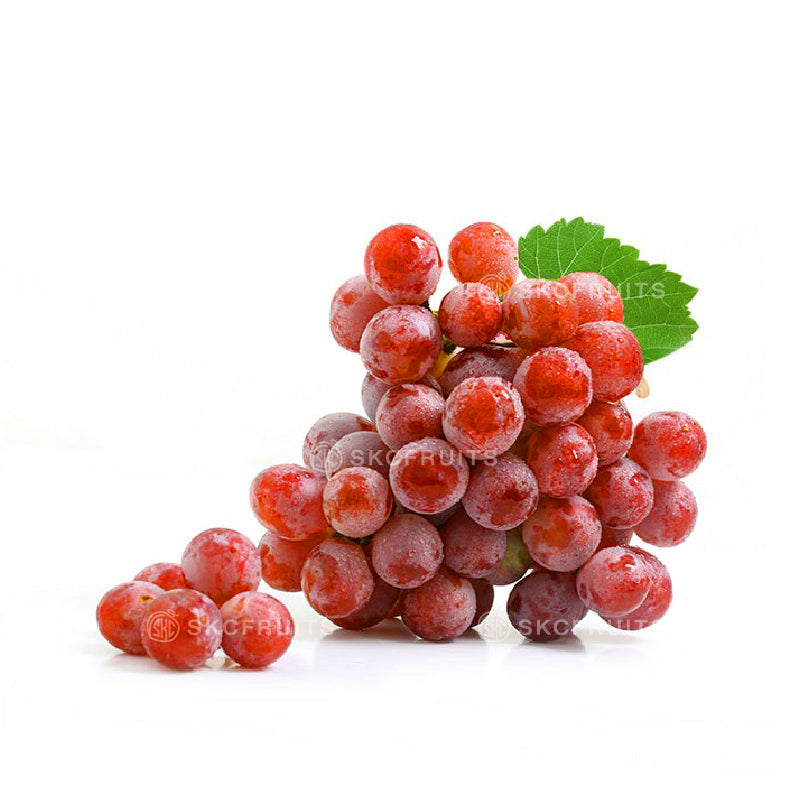 Imported ruby red grapes with firm juicy texture