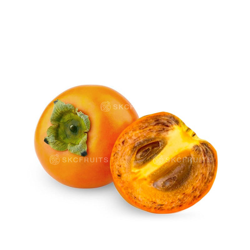 Japan Kuroama Black Sesame Persimmon with rare dark speckled flesh