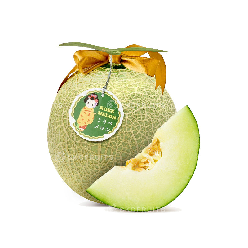 Kobe Muskmelon from Vietnam with fine netted rind