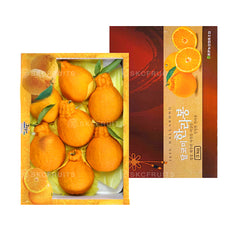 Korea Jeju Hallabong Oranges in premium Jeju citrus packaging
