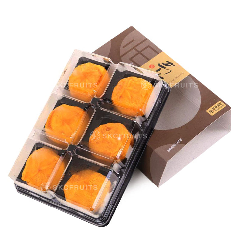 Korean dried persimmon also known as 반건시 and Ban Geon Si
