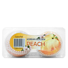 Korean Honey Yellow Peach with sweet golden juicy flesh