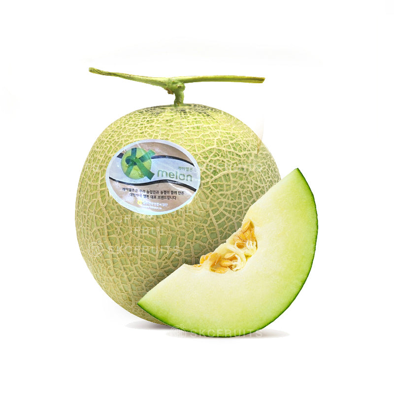 Korean Musk Melon from Korea with netted rind