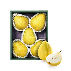 Le Lectier Western pear from Japan with yellow ripe skin