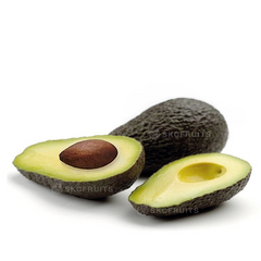 Fresh long neck avocado with smooth flesh