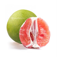 Malaysia Ipoh Pink Pomelo with thick yellow green rind