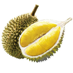 D197 Musang King durian with creamy golden yellow flesh
