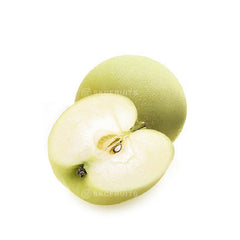 Sweet fragrant Japanese Orin golden apples with crisp juicy flesh
