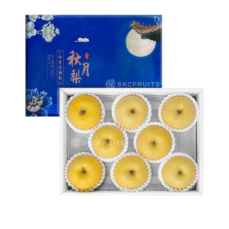Qiu Yue pear also known as Autumn Moon Pear and Akizuki pear