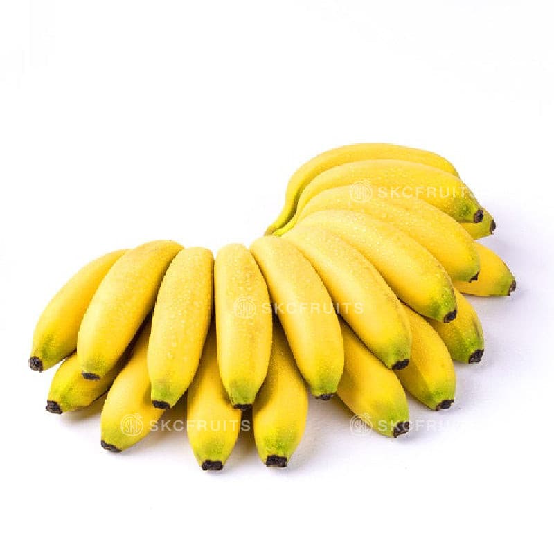 Ripe Pisang Berangan with sweet creamy flesh