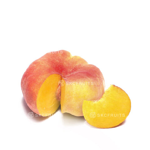 Flat Yellow Donut Peach