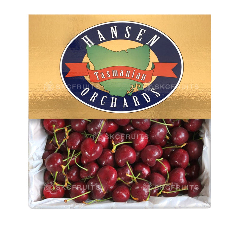 Tasmanian cherries Singapore gold foil packaging box
