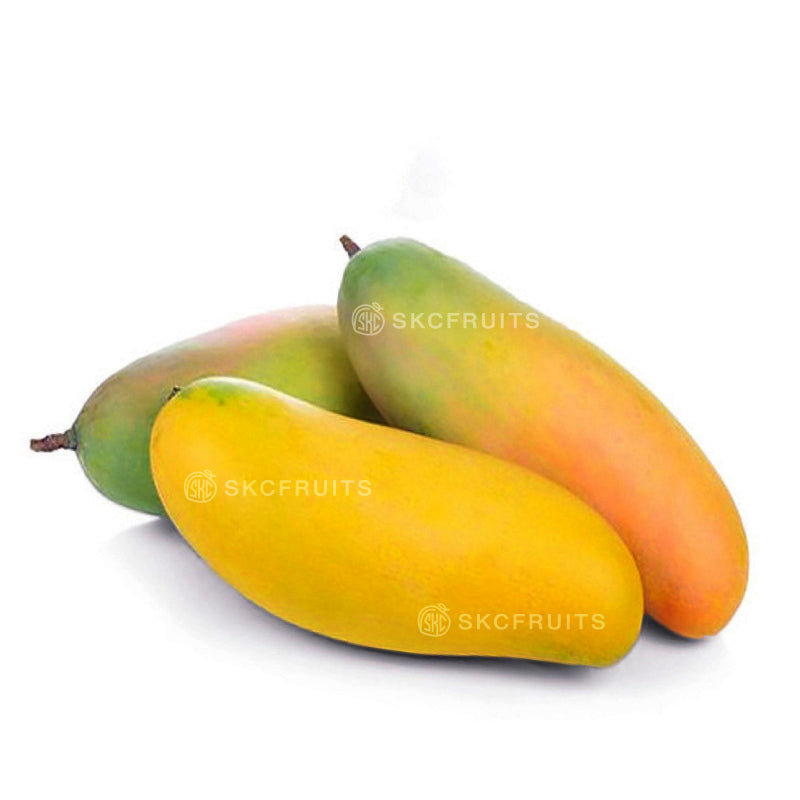 thai rainbow mango with sweet golden yellow flesh
