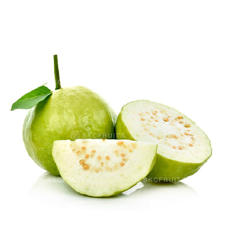 Thai Seedless White Guava from Thailand with green skin
