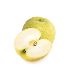 Sweet fragrant Japanese Toki golden apples with crisp juicy flesh

