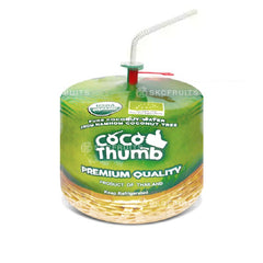 Unsweetened coconut water with no added sugar from Coco Thumb
